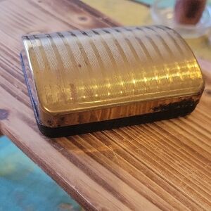 Vintage GOLD Jewelry Case